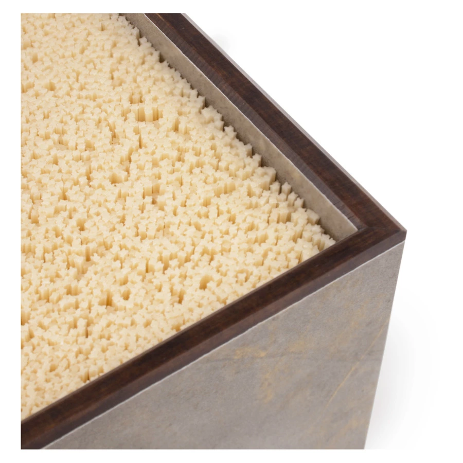 Подставка для ножей ComposeEat Fashion 12х12х24 см, композит, мрамор итальянский