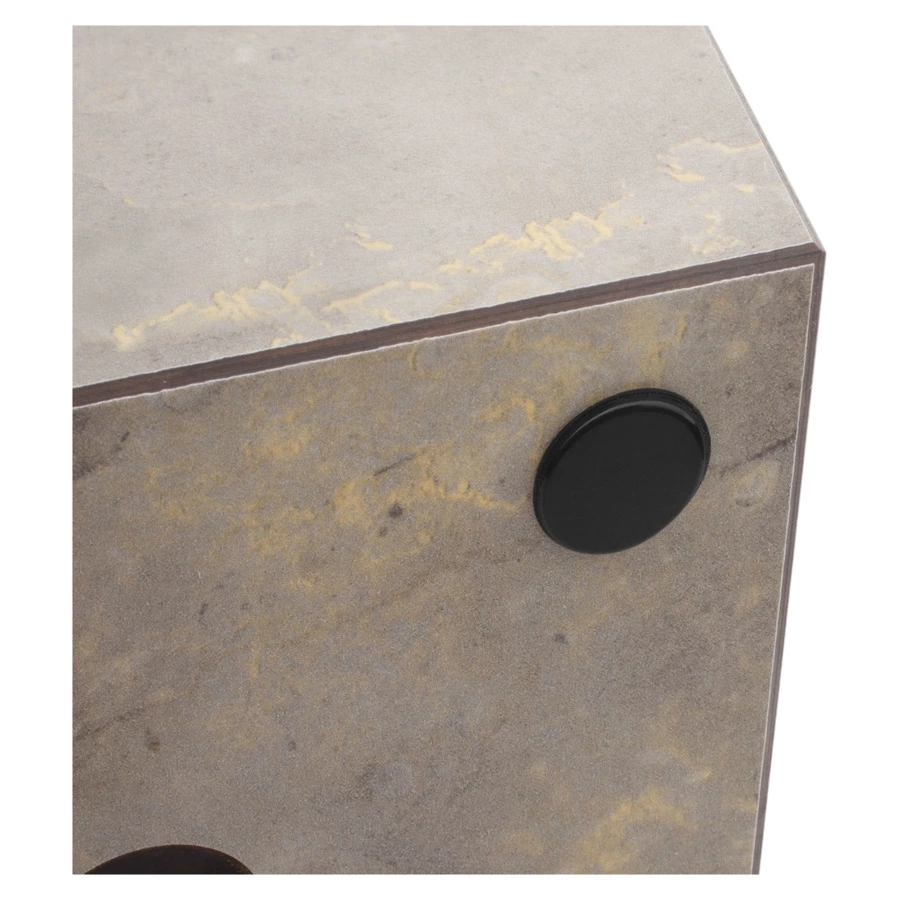 Подставка для ножей ComposeEat Fashion 12х12х24 см, композит, мрамор итальянский