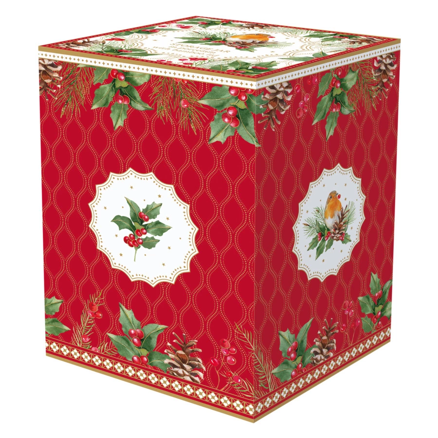 Банка  для хранения Easy Life Рождественские ягоды 11х16 см, фарфор твердый, п/к