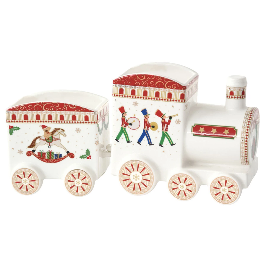 Чаша для закусок Easy Life Полярный экспресс 25,5х12,5 см, фарфор твердый, п/к