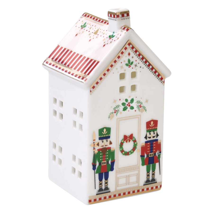 Подсвечник Easy Life Щелкунчик 6,5х6,5х14,5 см, фарфор твердый, п/к