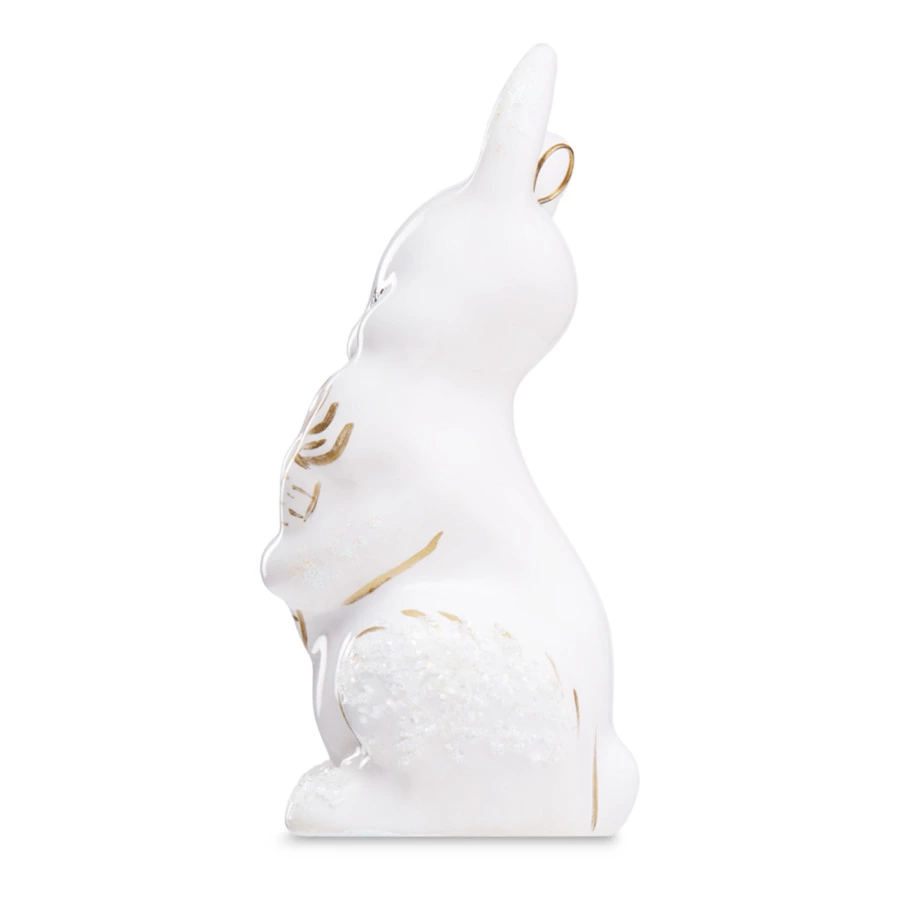 Игрушка елочная фигурка Bartosh Заяц 10 см, фарфор, п/к-sale