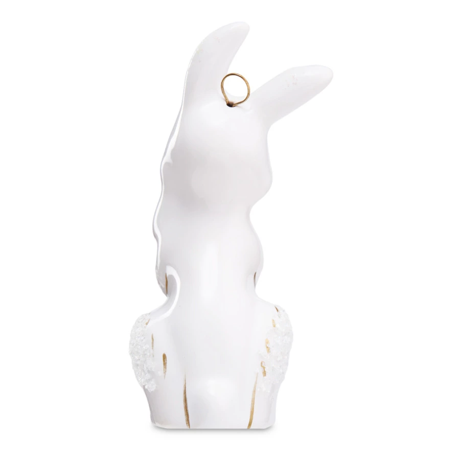 Игрушка елочная фигурка Bartosh Заяц 10 см, фарфор, п/к-sale