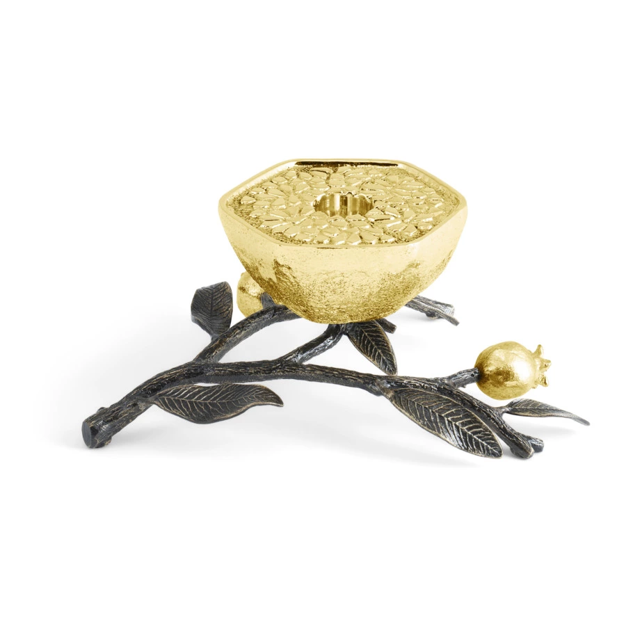 Подсвечник Michael Aram Гранат 19х14х7,6 см, латунь