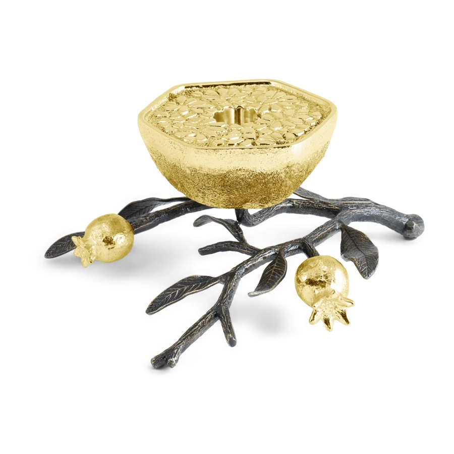 Подсвечник Michael Aram Гранат 19х14х7,6 см, латунь