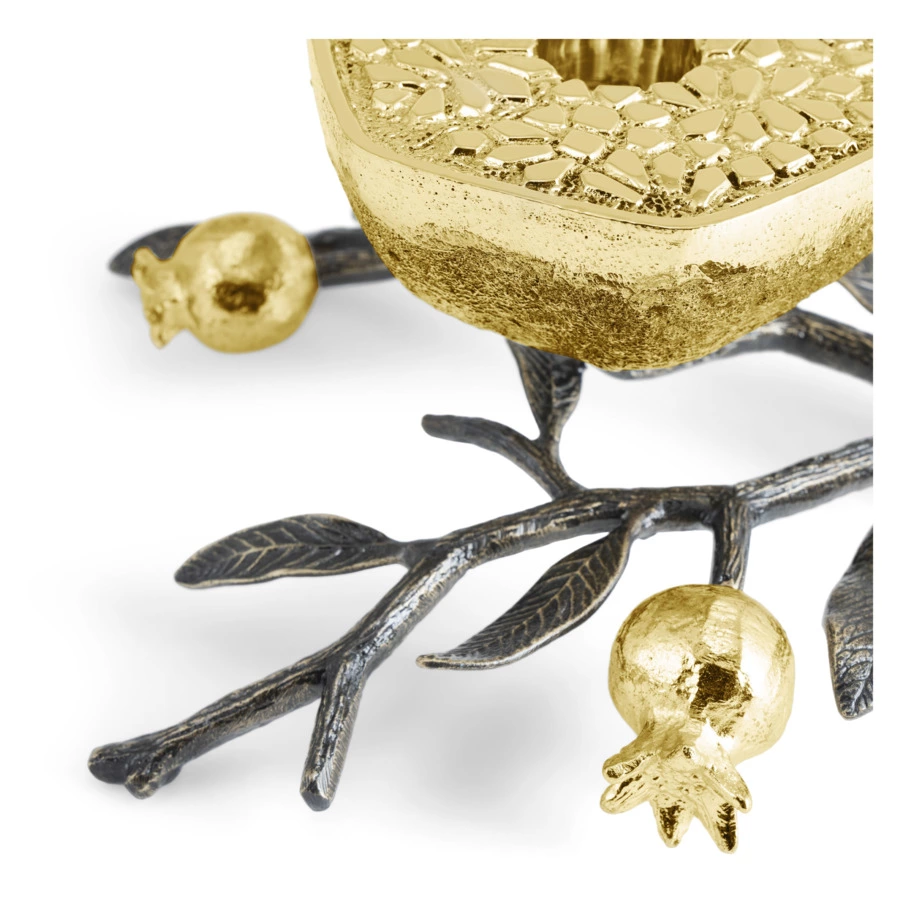 Подсвечник Michael Aram Гранат 19х14х7,6 см, латунь