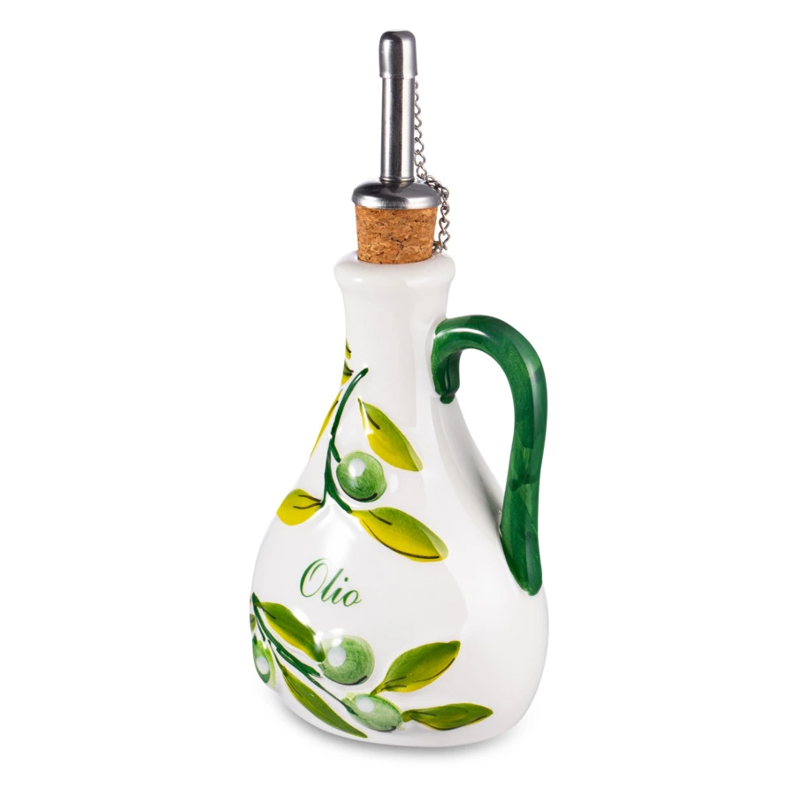 Бутылка для масла Edelweiss Оливки 10х7 см, h17 см, керамика