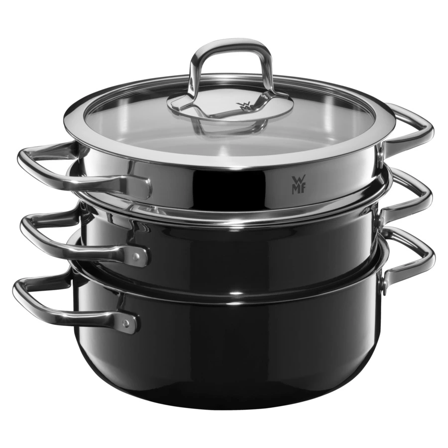 Набор кастрюль WMF Fusiontec Compact 3 шт, сталь нержавеющая