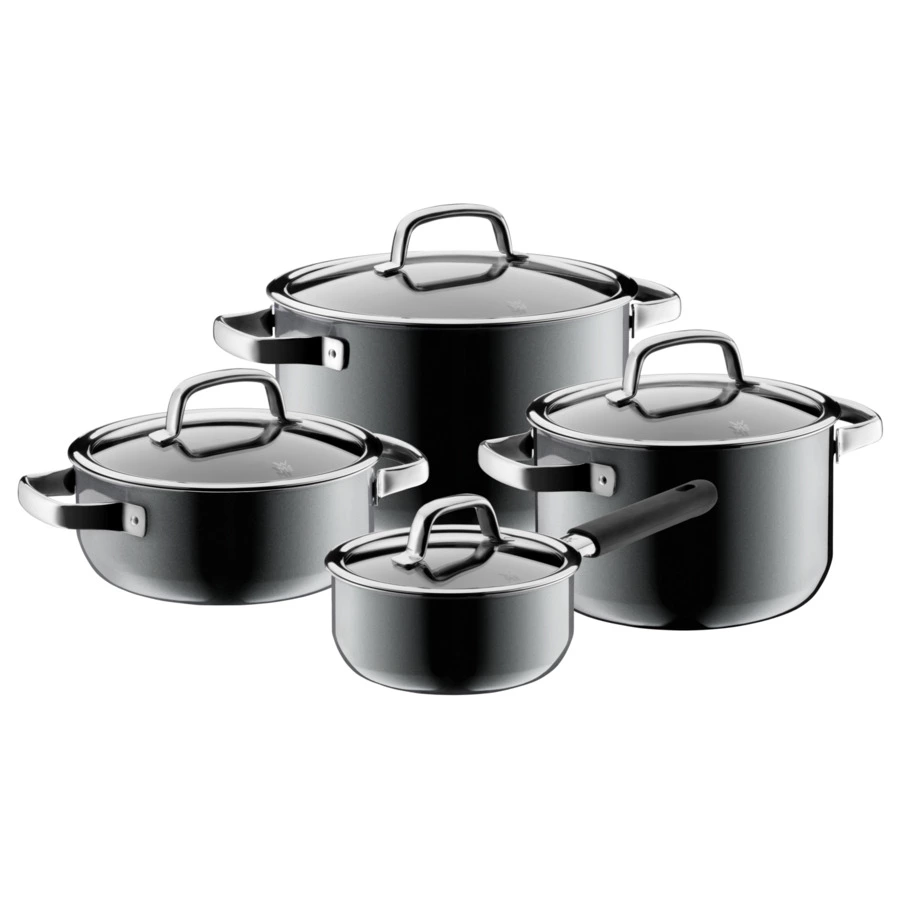 Набор кастрюль WMF Fusiontec Mineral Platinum 4 предмета, сталь нержавеющая