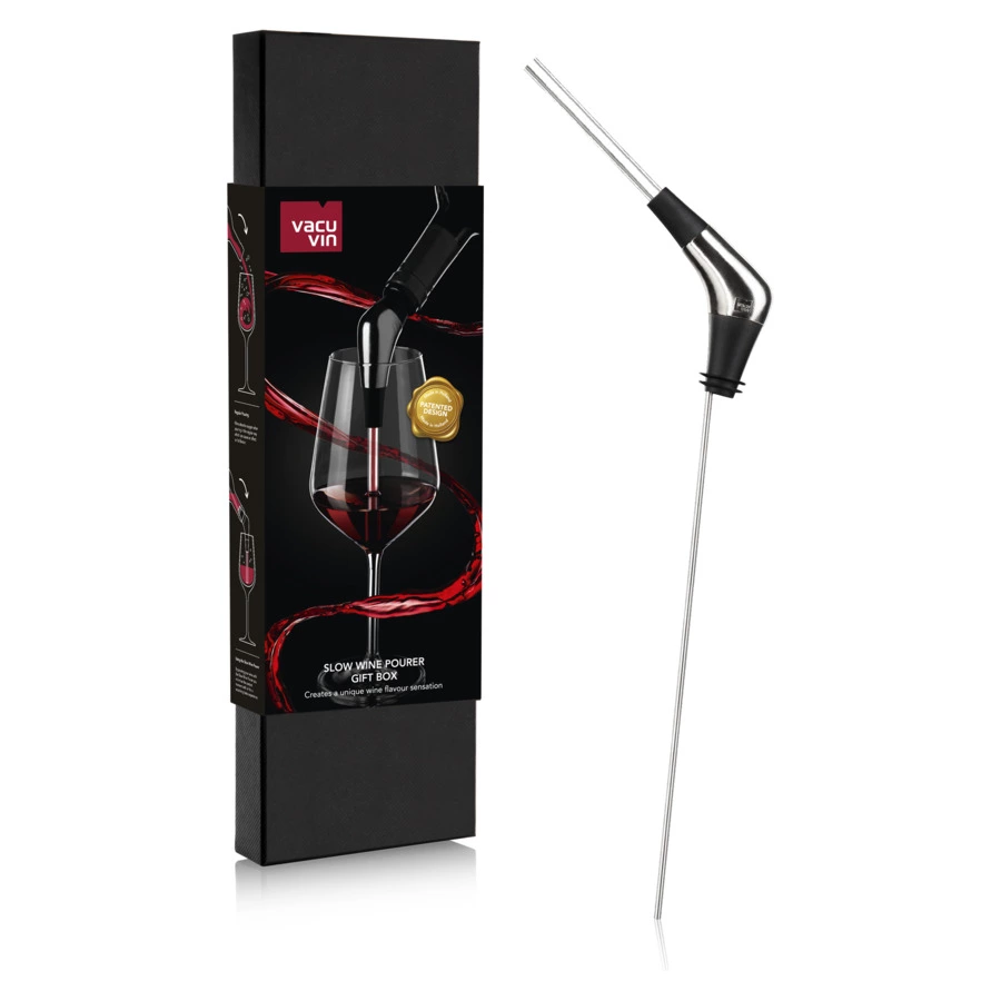 Струер анаэробный Vacu Vin Премиум 13 см, пластик, черный