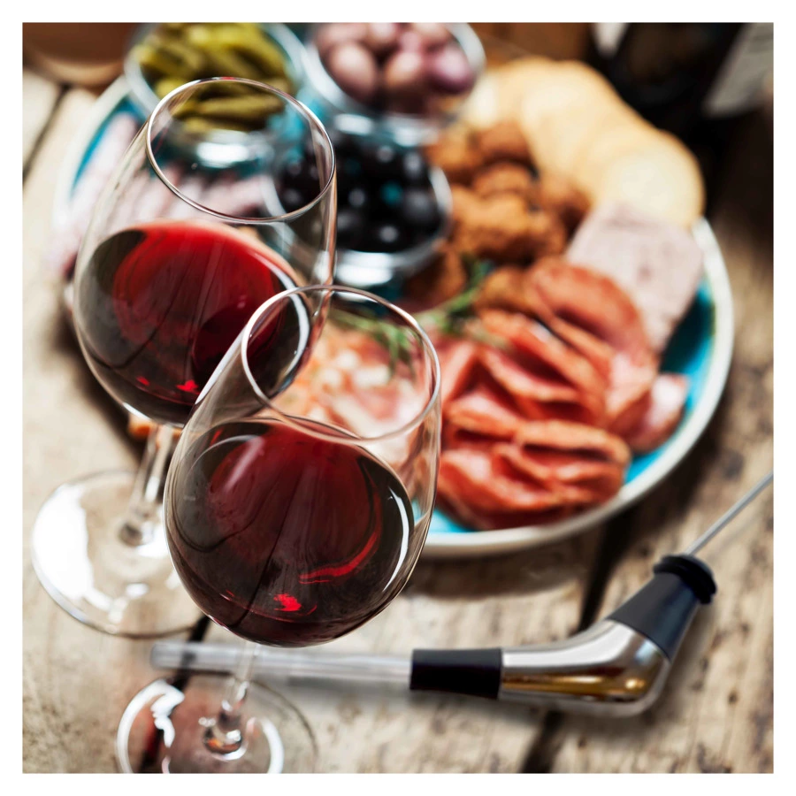 Струер анаэробный Vacu Vin Премиум 13 см, пластик, черный