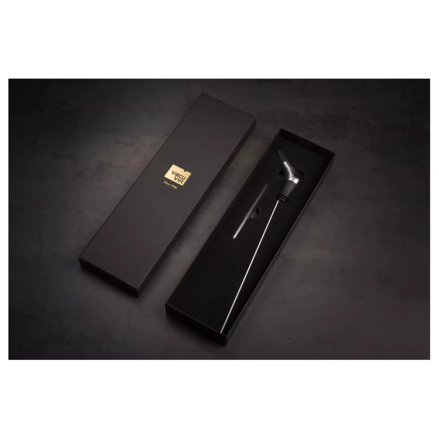 Струер анаэробный Vacu Vin Премиум 13 см, пластик, черный