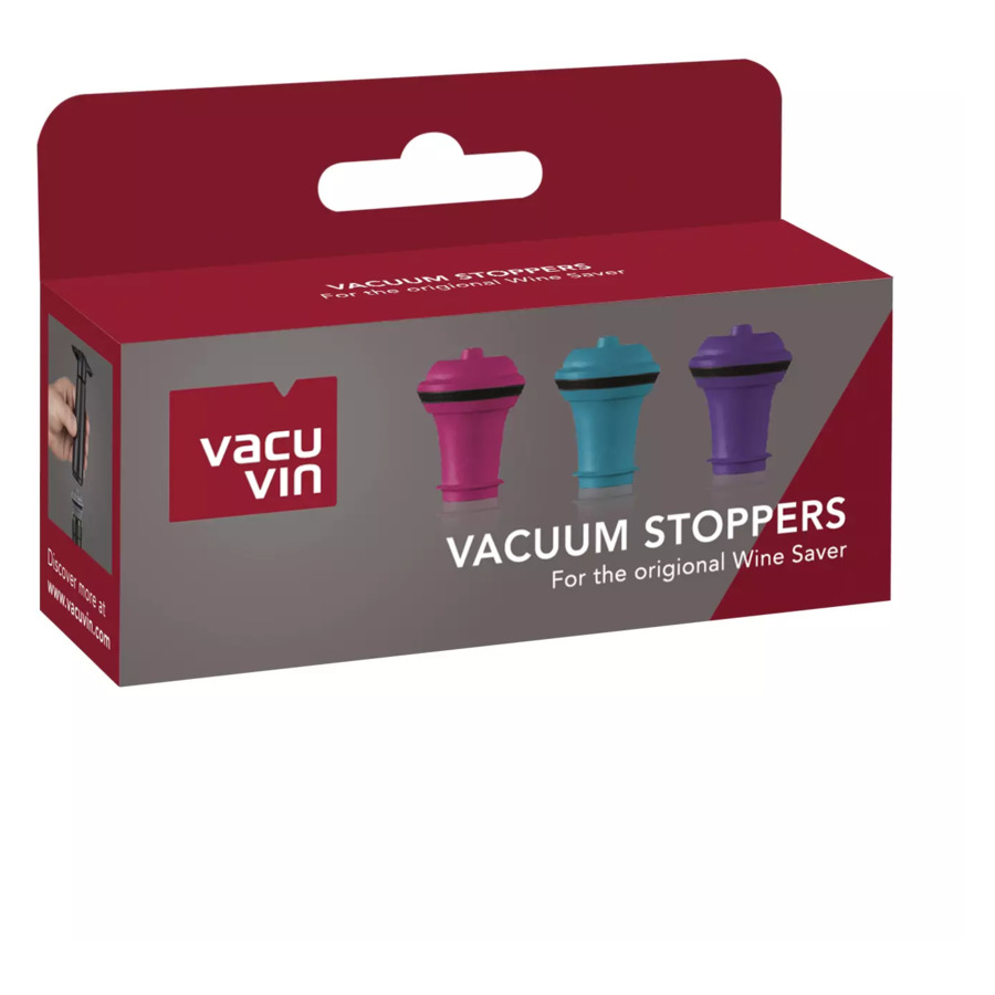 Набор пробок для вакуумного насоса Vacu Vin 3х3 см 3 шт, пластик