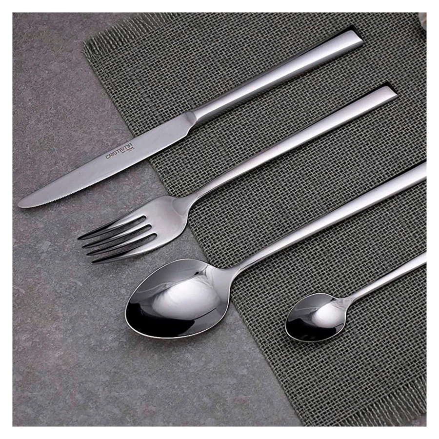 Набор столовых приборов CRISTEMA Chicago на 6 персон 24 предмета, сталь нержавеющая, п/к