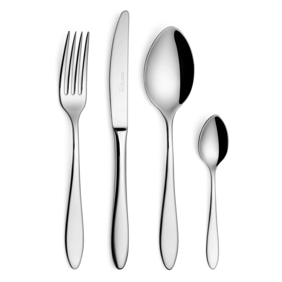Набор столовых приборов CRISTEMA Colombo на 6 персон 24 предмета, сталь нержавеющая, п/к