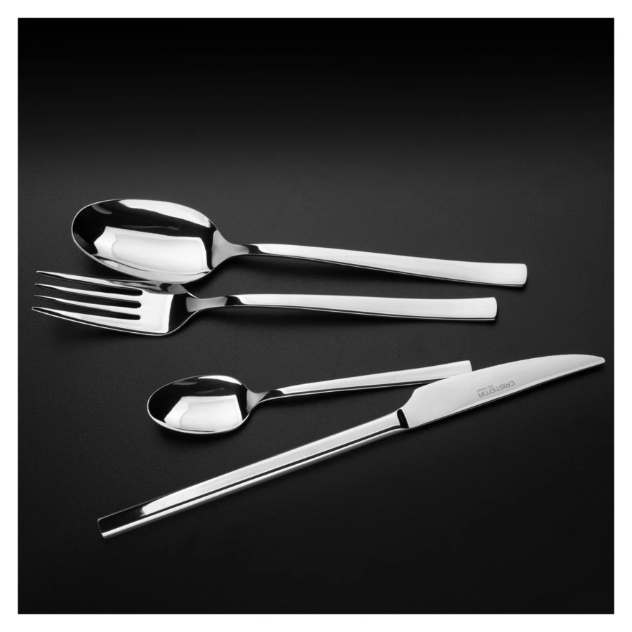 Набор столовых приборов CRISTEMA Milan на 6 персон 24 предмета, сталь нержавеющая, п/к