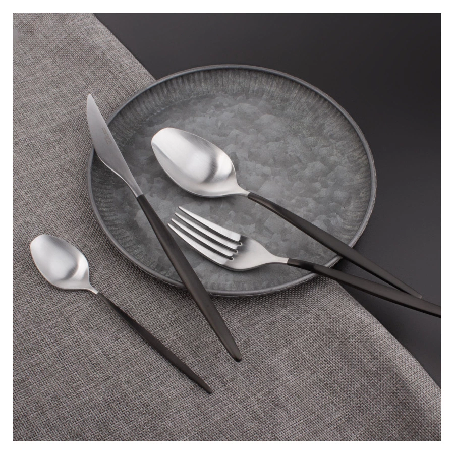 Набор столовых приборов CRISTEMA Rabat на 6 персон 24 предмета, сталь нержавеющая, серебристый, п/к