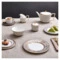Тарелка закусочная Wedgwood Ренессанс 20 см, фарфор, серая