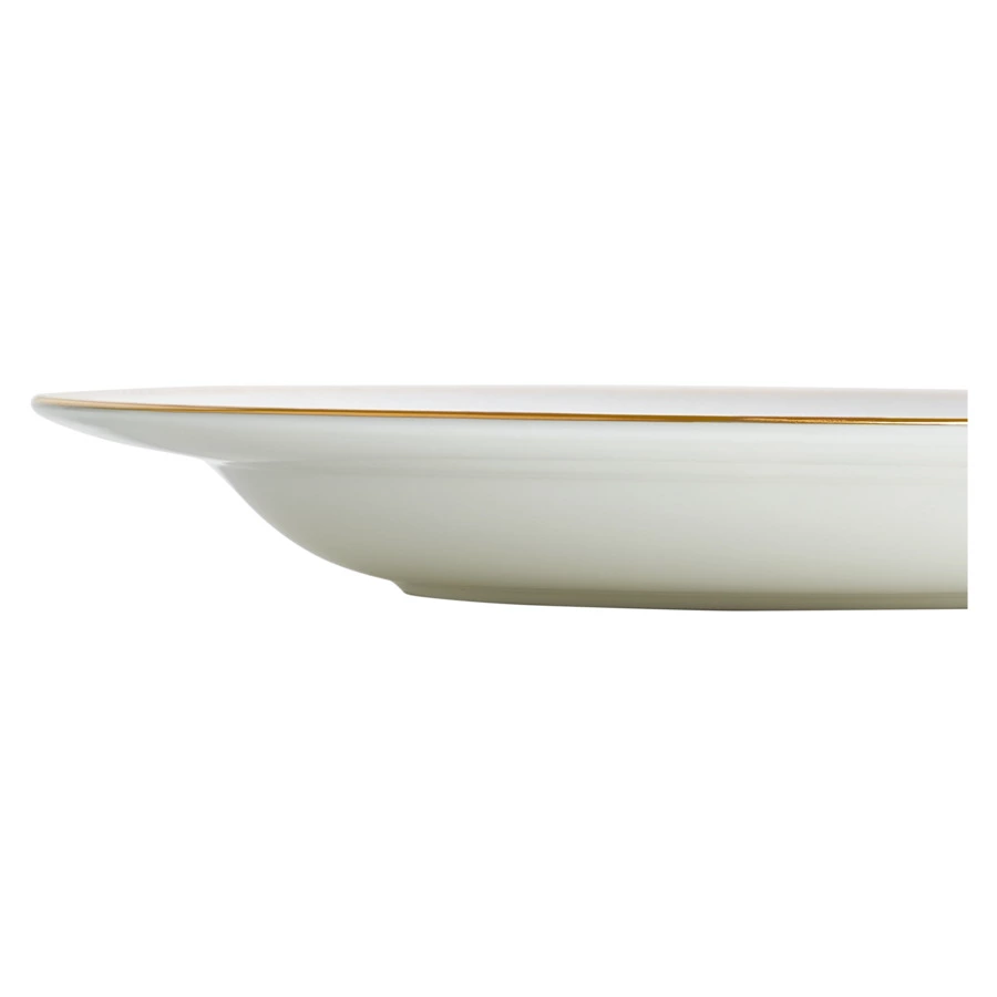 Тарелка суповая Wedgwood Ренессанс 23 см, фарфор, серая