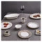 Тарелка суповая Wedgwood Ренессанс 23 см, фарфор, серая