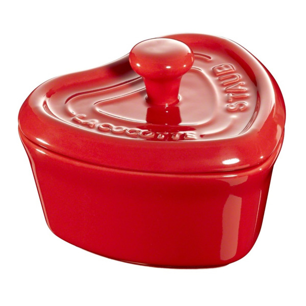 Мини-кокот Staub Ceramic Сердце 16х10,5х7 см, керамика, вишневый, п/к