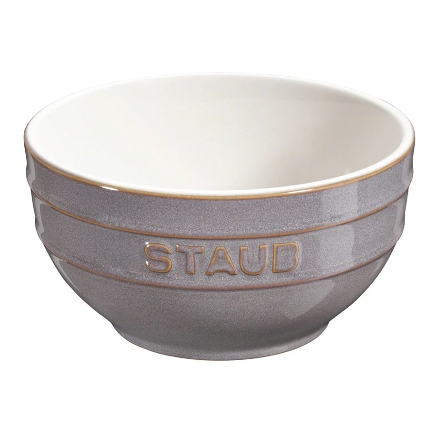 Салатник порционный Staub Ceramic 17х15,5х8 см, керамика, серый, п/к