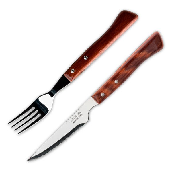 Набор столовых приборов Arcos Steak Knives на 6 персон 12 предметов, нержавеющая сталь, дерево