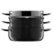 Набор кастрюль WMF Fusiontec Compact 3 предмета, сталь нержавеющая, черный