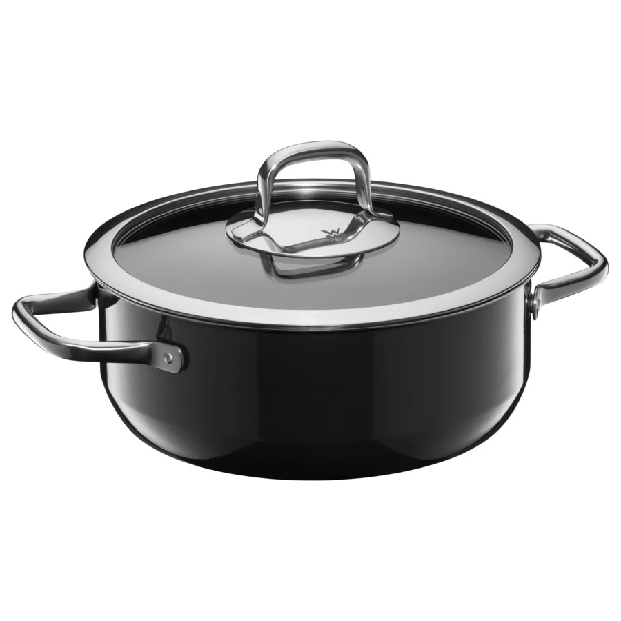 Набор кастрюль WMF Fusiontec Compact 3 предмета, сталь нержавеющая, черный