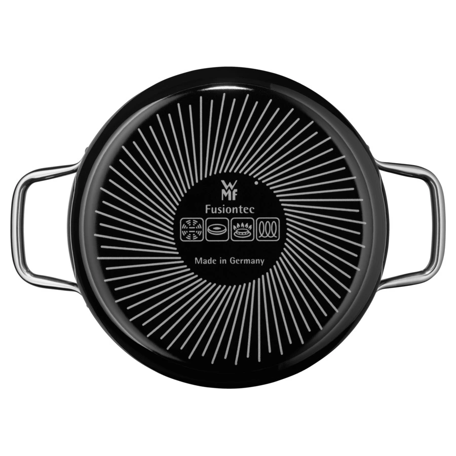 Набор кастрюль WMF Fusiontec Compact 3 предмета, сталь нержавеющая, черный