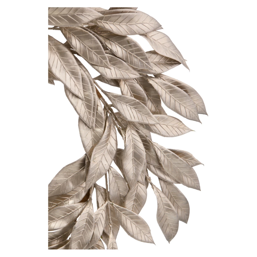 Венок лавровый Best decor place 51 см, пластик, шампань