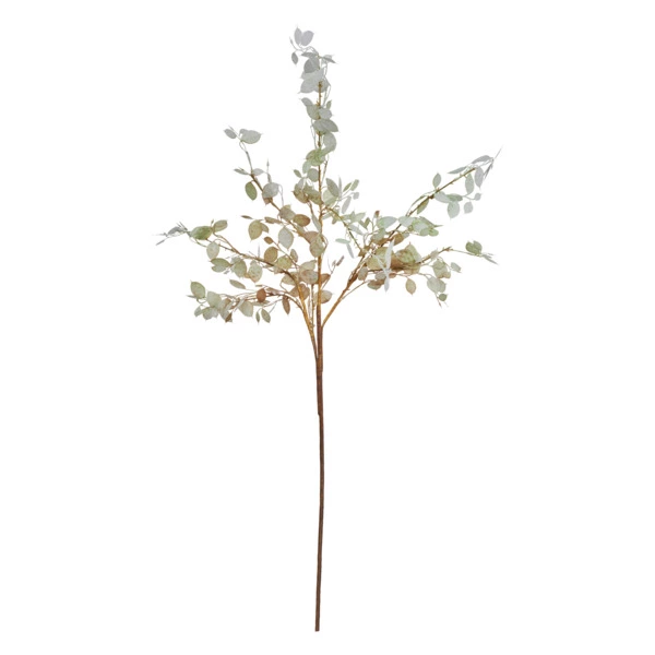 Украшение елочное Best decor place Ветвь бересклета 112 см, пластик, белое