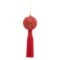 Украшение подвесное с кристаллами Best decor place 6x22 см, пластик, красное