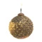 Игрушка елочная шар Best decor place 10 см, стекло, золотая