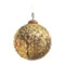 Игрушка елочная шар Best decor place 10 см, стекло, золотая