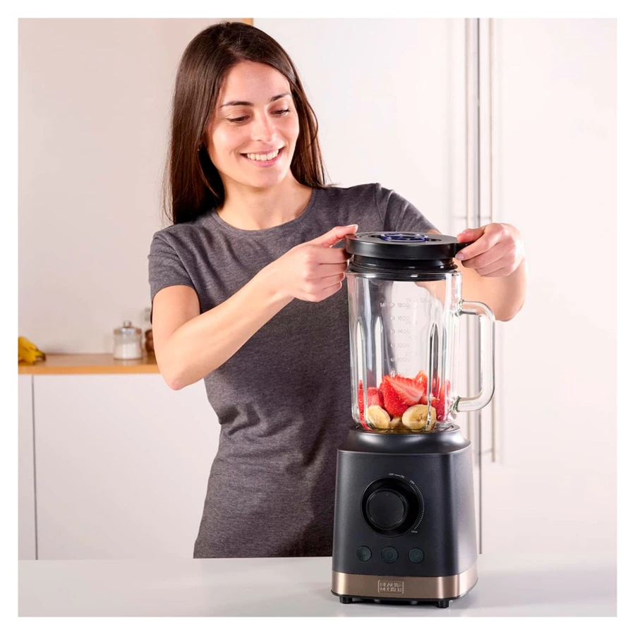 Блендер стационарный Black+Decker BXJB1800E, сталь нержавеющая, серый