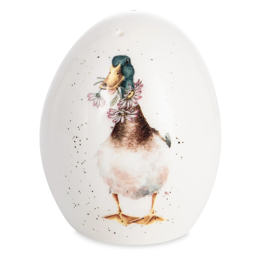 Набор из солонки и подставки Royal Worcester Забавная фауна Утки 8 см, фарфор костяной