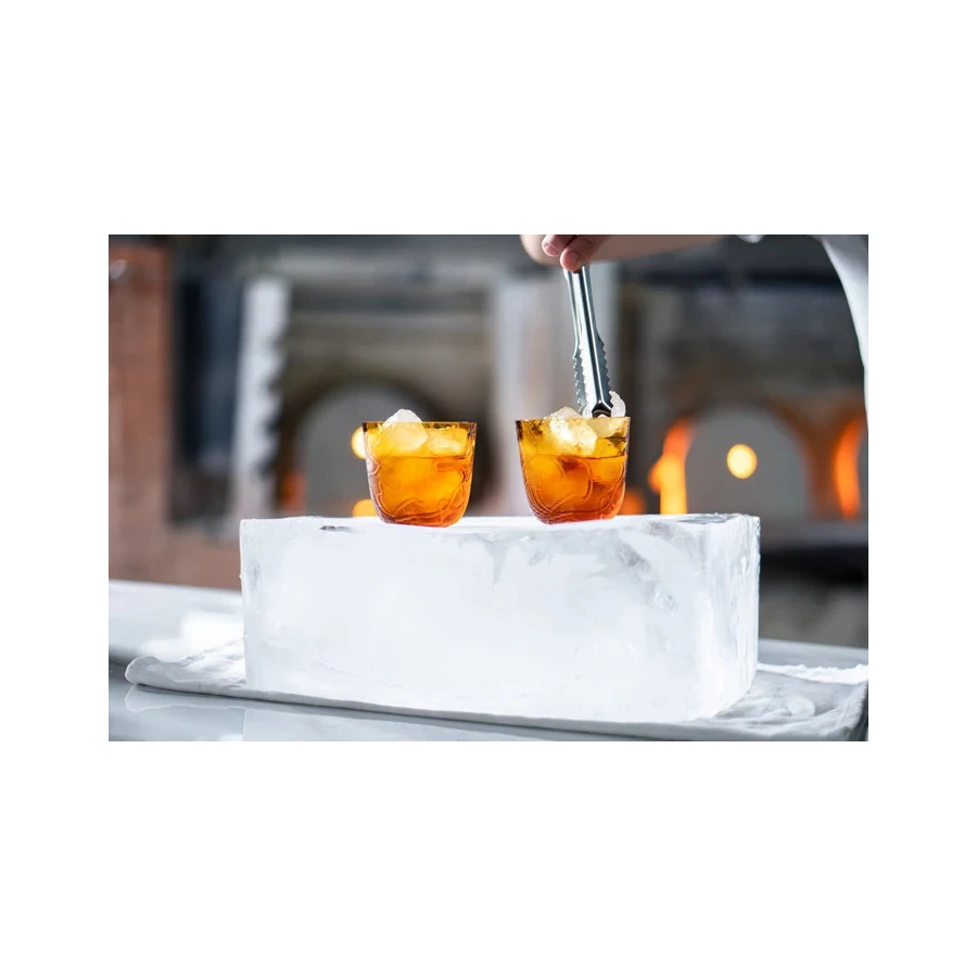 Стакан Klimchi Кора 200 мл, богемское стекло, янтарный