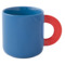 Кружка для чая и кофе Easy Life Creative 350 мл, фарфор твердый, синяя, п/к