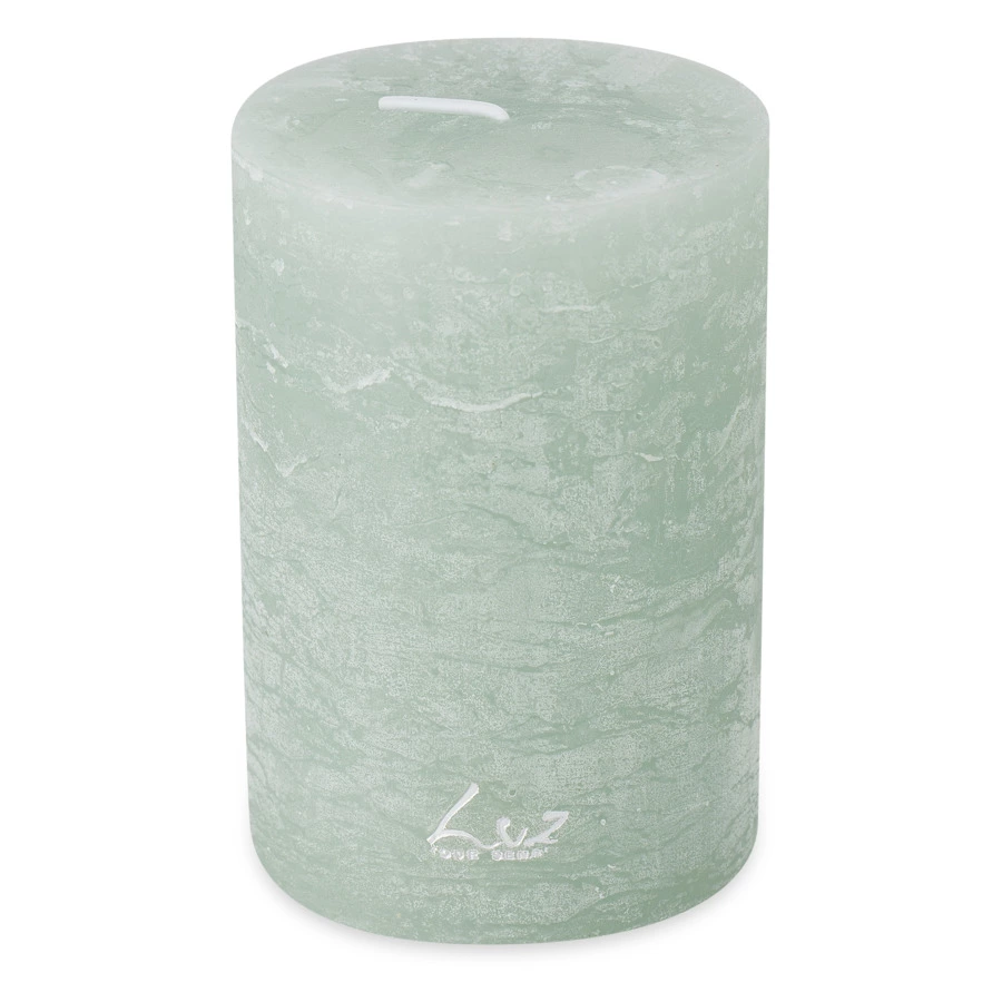 Свеча цилиндрическая Luz your senses Рустик 7х10 см, морская пена