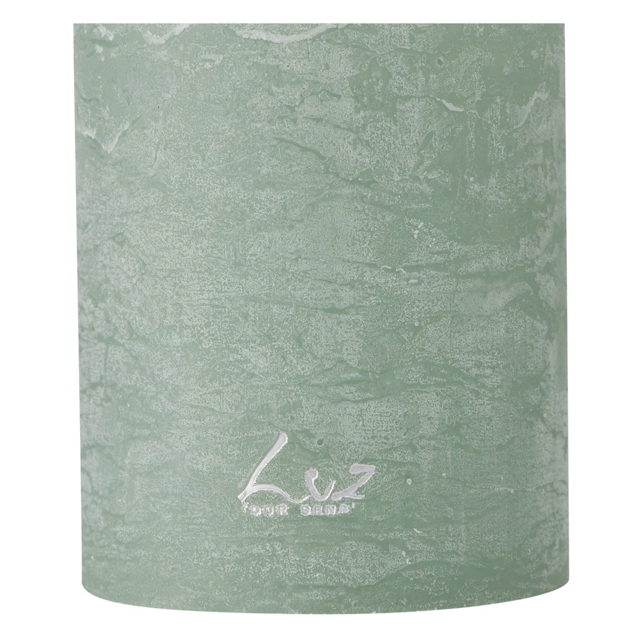 Свеча цилиндрическая Luz your senses Рустик 7х10 см, морская пена