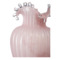 Ваза стеклянная Rasteli Роялти 18,5 см, h30,5 см, розовая матовая