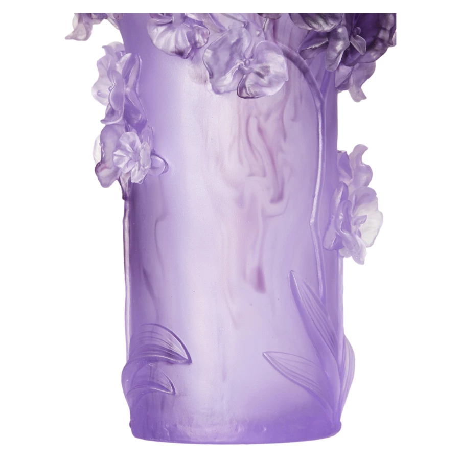 Ваза настольная Decor de Table Pate de Verre Cristal Орхидея 30 см, хрустальное тесто
