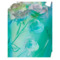 Ваза Decor de table Роза 35 см, хрусталь, разноцветная