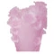 Ваза настольная Decor de Table Pate de Verre Cristal Роза 35 см, хрустальное тесто, розовая, п/к