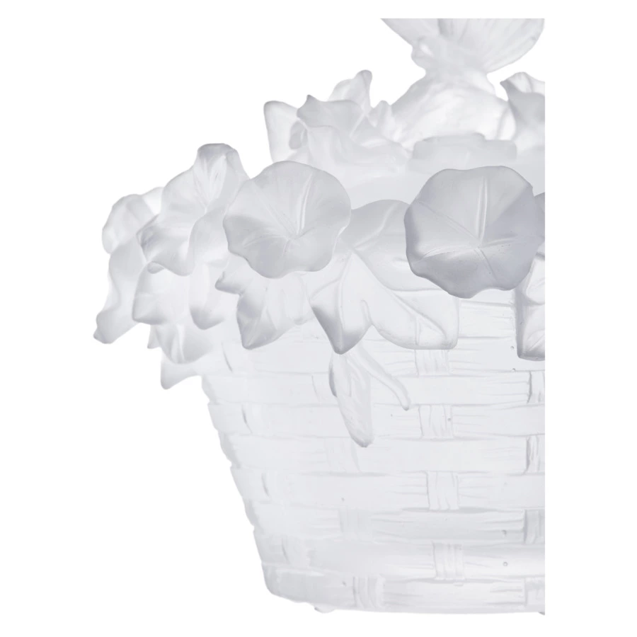 Конфетница Decor de Table Pate de Verre Cristal Бабочка 17 см, хрустальное тесто, белая, п/к