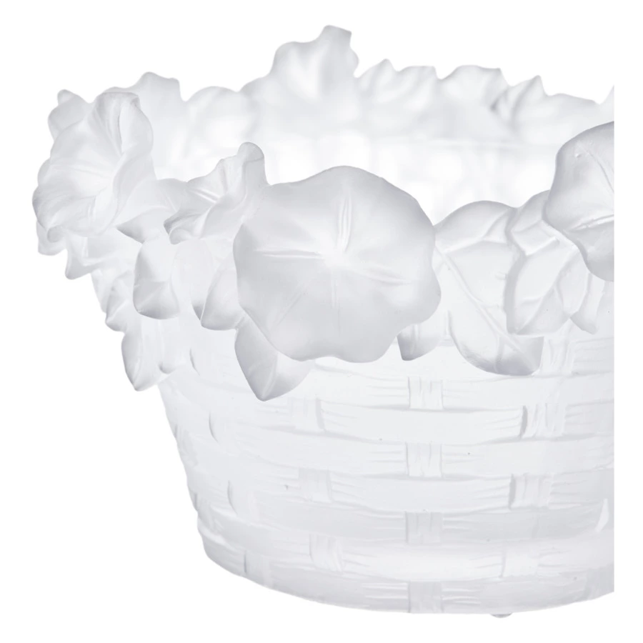 Конфетница Decor de Table Pate de Verre Cristal Бабочка 17 см, хрустальное тесто, белая, п/к