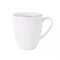 Кружка для чая и кофе Anna Lafarg Emily Арктика 400 мл, фарфор костяной, белая