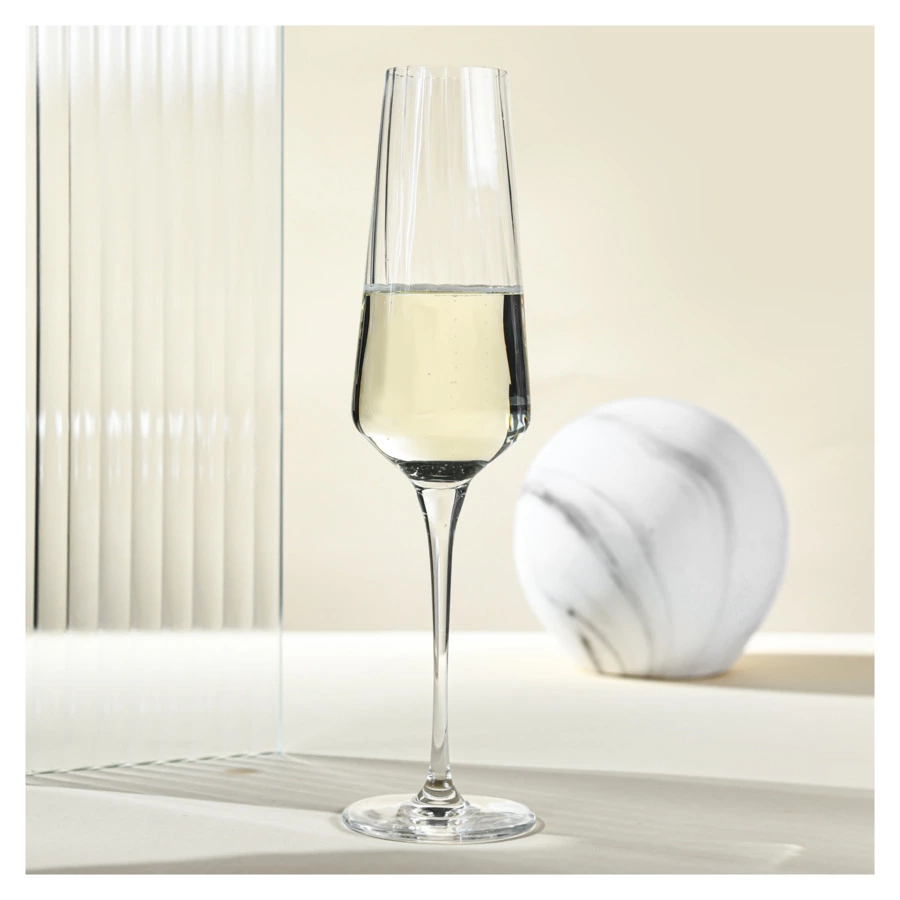 Фужер для шампанского Krosno Авангард Люми 180 мл, стекло