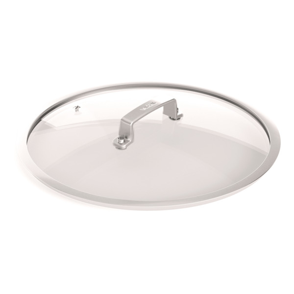 Крышка для посуды Valira Aire 28 см, стекло, сталь нержавеющая